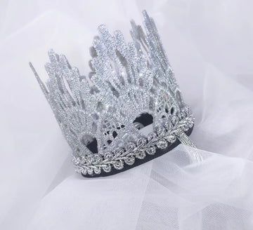 Baby Silver Birthday Crown - Baby Essentially