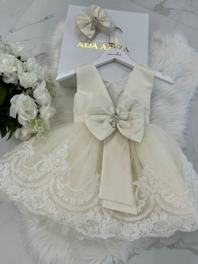 Alana Dress Cream - Baby Essentially